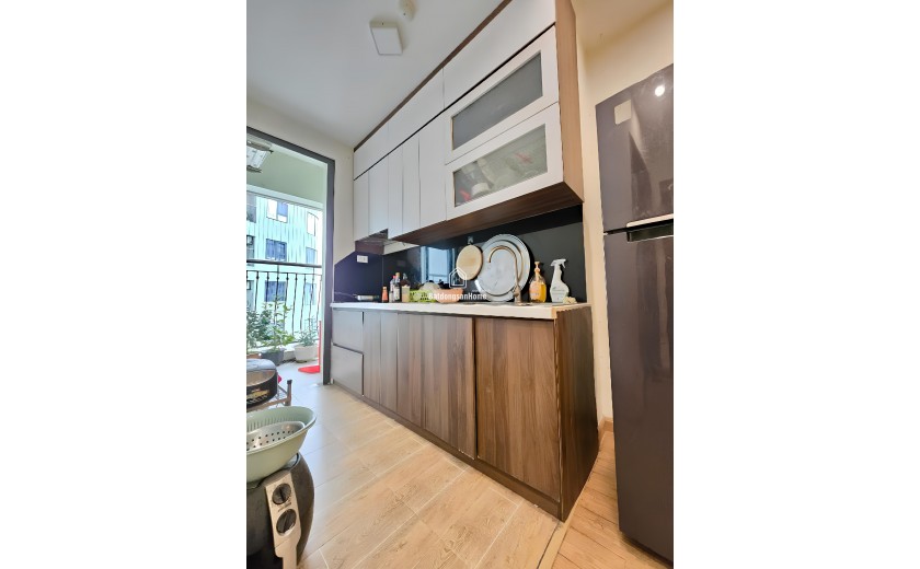 (Tin thật 100%) CH 68m2 x 2PN có lốt ôtô tại Gelexia Tam Trinh - ban công hướng Nam - nội thất đẹp